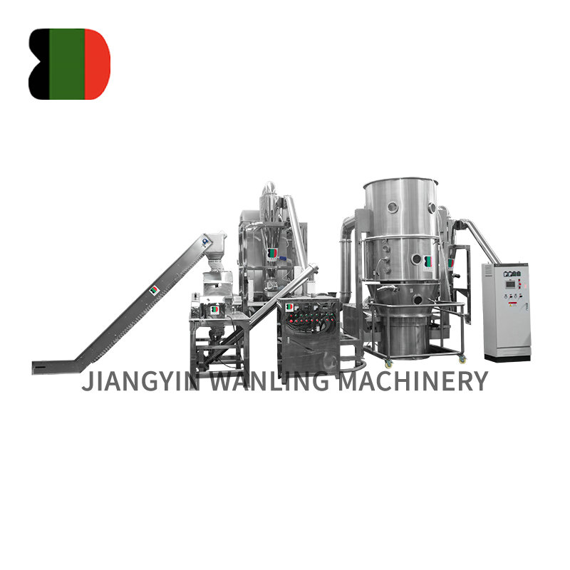Granule cócó WFL ag déanamh granulator leaba sreabhach
